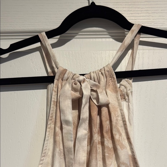 Cloth & Stone Cream Halter Backless Sundress - Picture 6 of 8